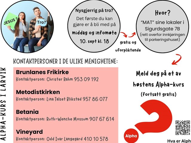 Alphakurs høsten 2026